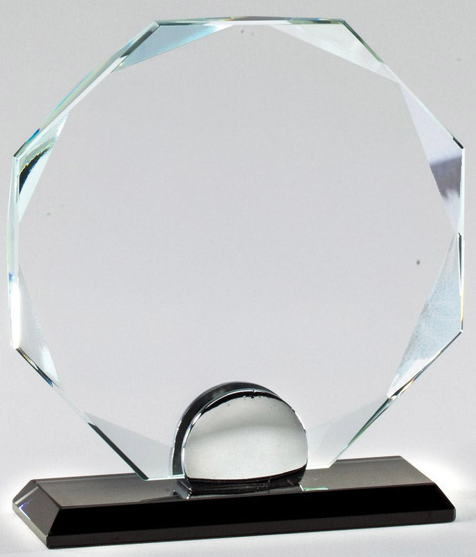 Crystal Octagon Award-CR649