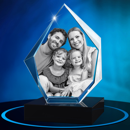 Iceburgh 3D Photo Crystal