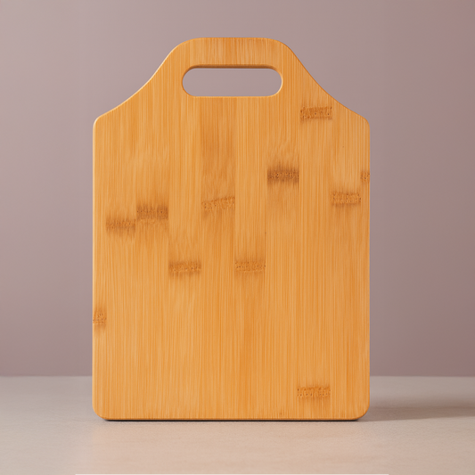 Engravable Rectangle Bamboo Cutting Board w/ Handle