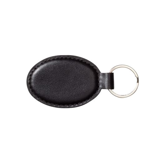 The Perfect Small Gift – Personalized Leatherette Oval Keychain