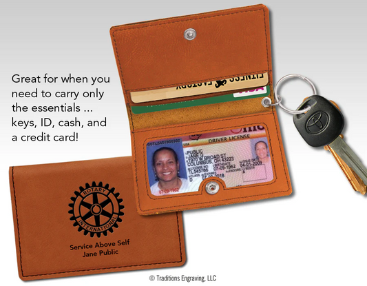 The Perfect Small Gift –  Personalized Keychain ID Holder