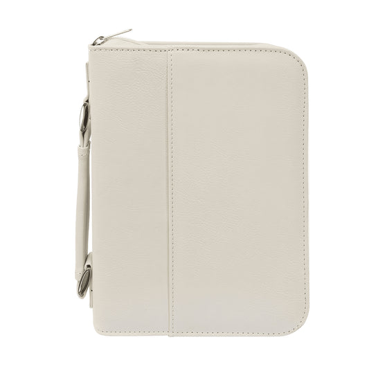 Personalized Leatherette Book/Bible Cover with Handle & Zipper  7 1/2" x 10 3/4"
