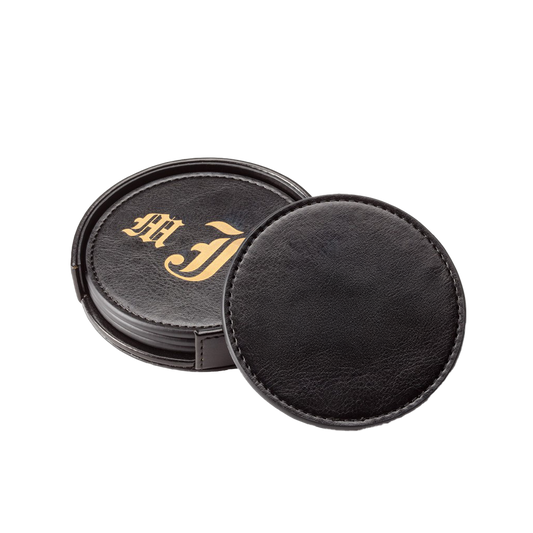 Personlized Leather Coaster set