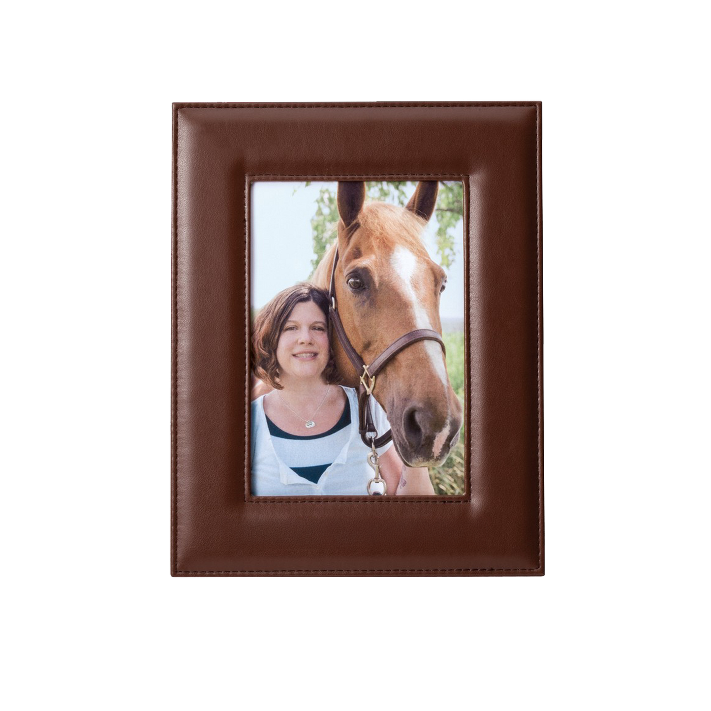 Thoughtful Gifts – Personalized Leatherette Picture Frame