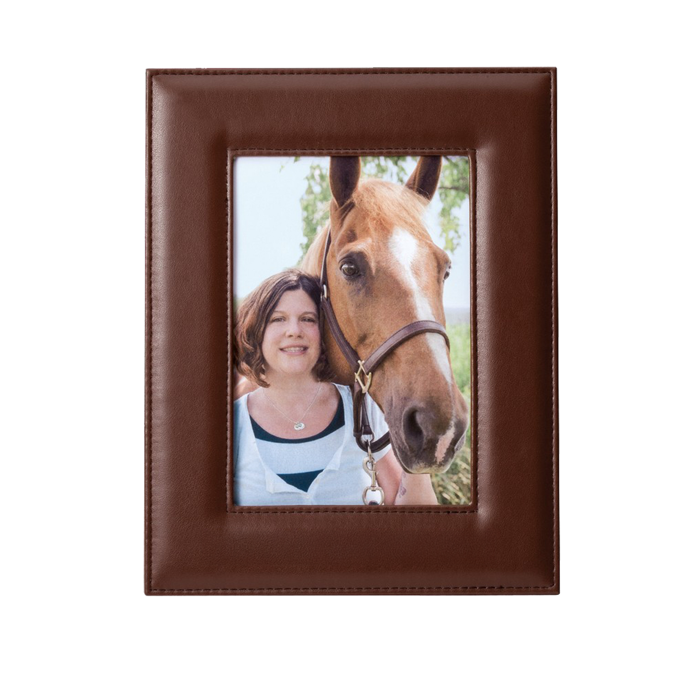 Thoughtful Gifts – Personalized Leatherette Picture Frame