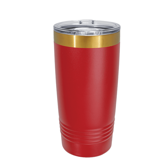 Personalized Polar Stainless Steel Tumbler W/Gold TRim