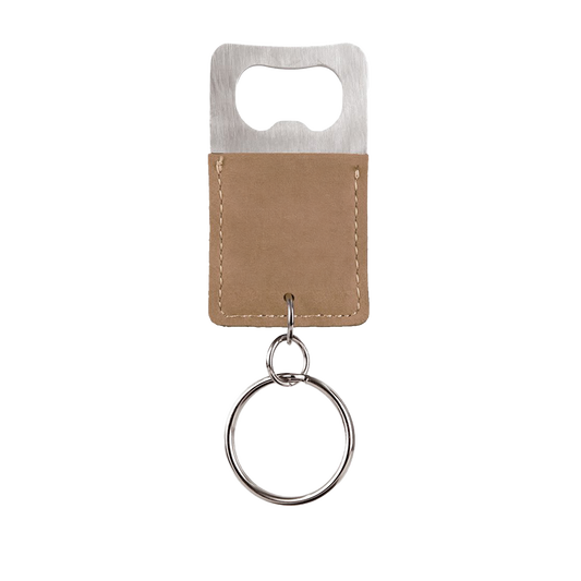 The Perfect Small Gift – Personalized Leatherette Bottle opener Keychain