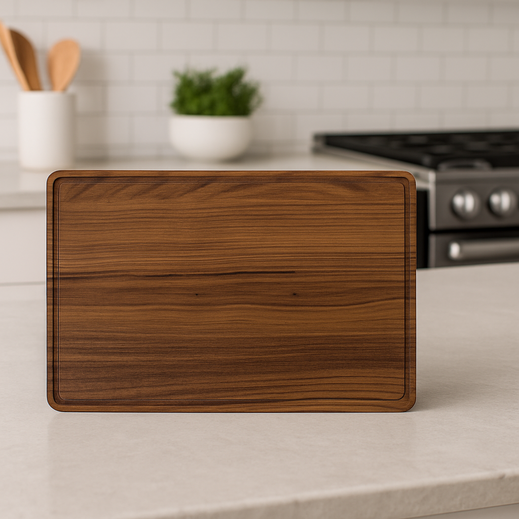 Personalized Walnut Cutting Board – Premium Engraving