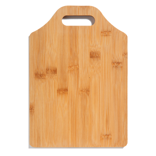 Engravable Rectangle Bamboo Cutting Board w/ Handle