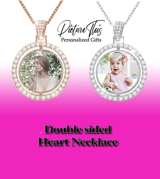 Double-Sided BezelRound Necklace