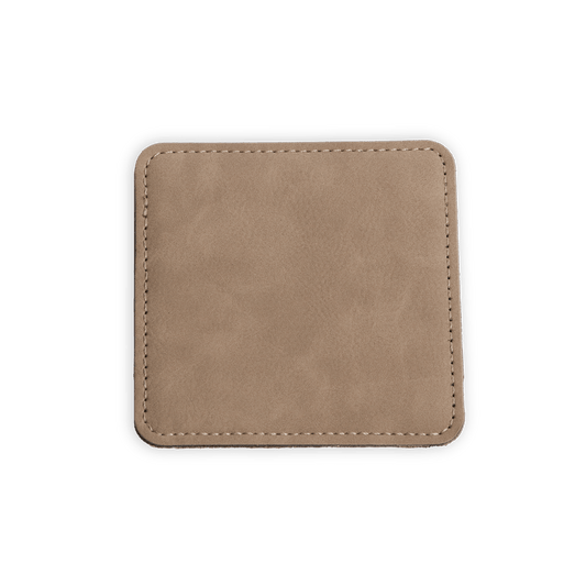 leather Saddle Collection Square Coasters: The Perfect Personalized Gift